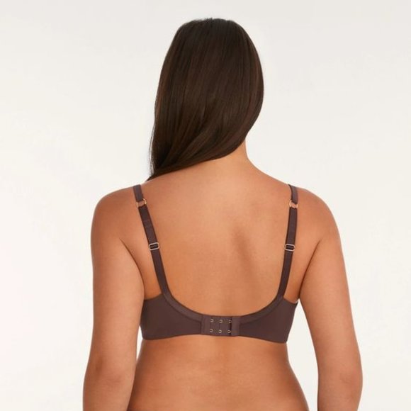 Thirdlove 24/7 Classic Contour Plunge Bra in Fig - Picture 3 of 10